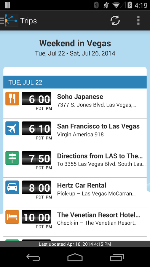 trip planning tripit 2