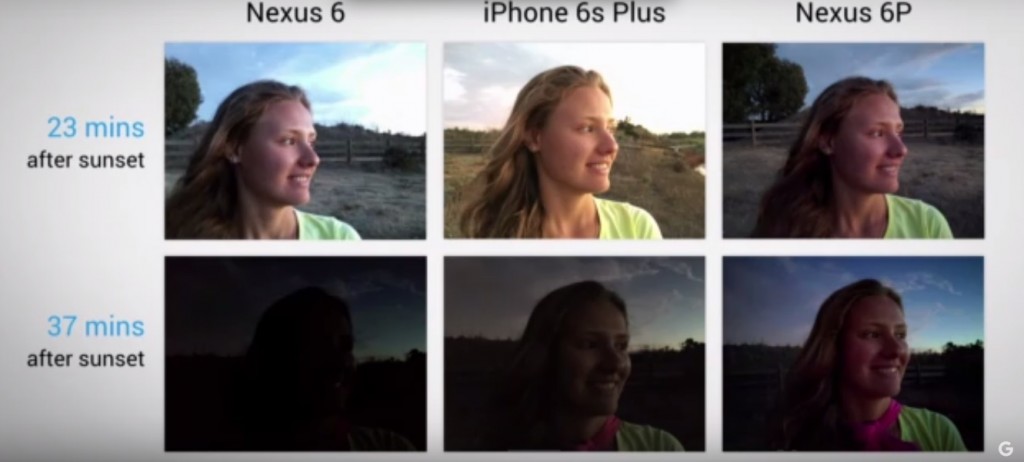 camera comparision nexus 6p and iphone