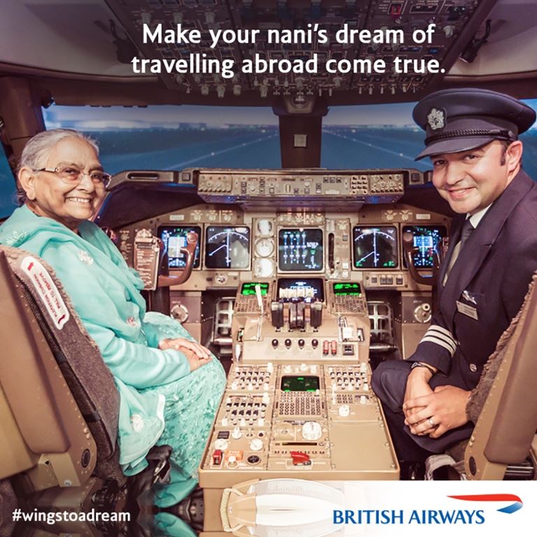 british airways #wingstoadream