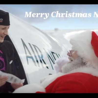 Santa is taking Air New Zealand this Christmas
