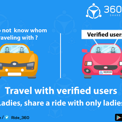 360Ride launches in Delhi-NCR, also offers rides exclusively for female travellers