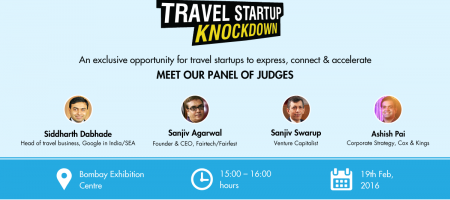 Announcing the judges for first Travel Startup Knockdown
