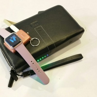 A wallet that charges your devices while you travel hassle free