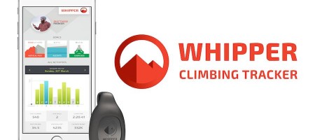 The Whipper whips out the best of the tracking experience for climbers