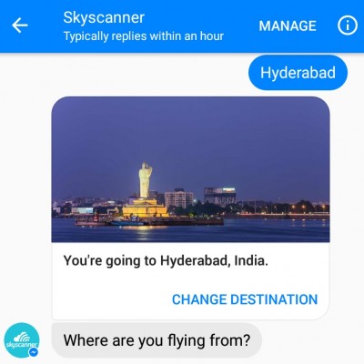 How good is Skyscanner’s Facebook Messenger chat bot?