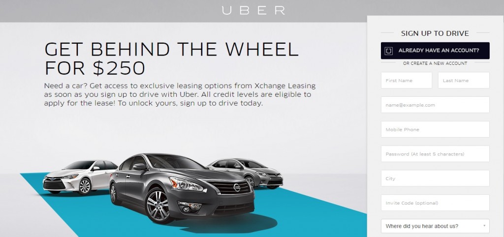 uber xchange leasing