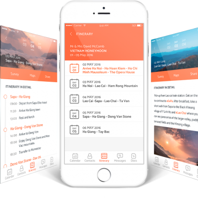 Replace paper itinerary with a mobile app; Tineri-Strictly operators