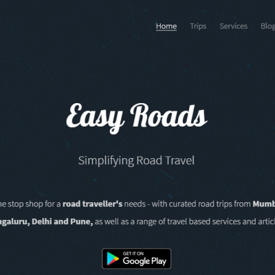 Easy Roads will help you write your adventure stories this year
