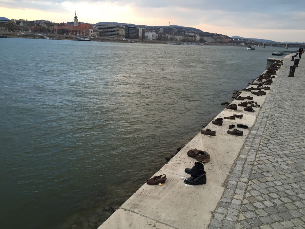 Shoes at the Denube trotoise