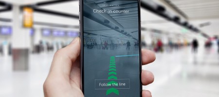 Gatwick Airport uses AR maps so that you don’t lose your way inside the terminal