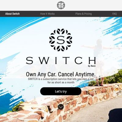 Revv announces the launch of SWITCH-multibrand car subscription platform