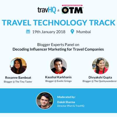 TravHQ partners with OTM to decode influencer marketing for travel companies at Travel Tech Track 2018