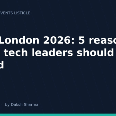 WTM London 2026: 5 reasons travel tech leaders should attend